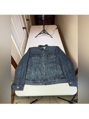 New Polo Ralph Lauren Blue Core Replen Long Sleeve Collared
Trucker Jacket 2XLT